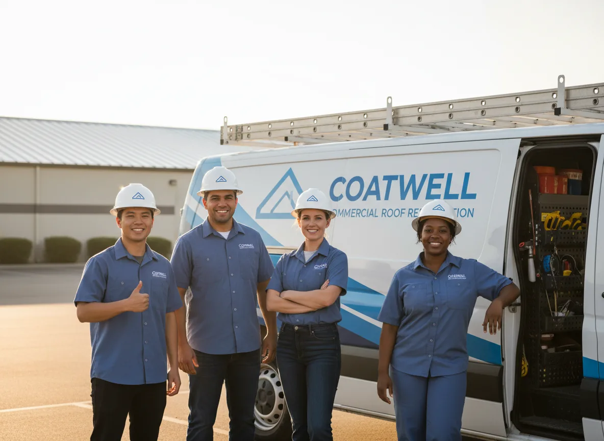 Commercial roof coating company in Bedford, MA